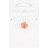 Pink Colour Flower Shape Crystal Pendant